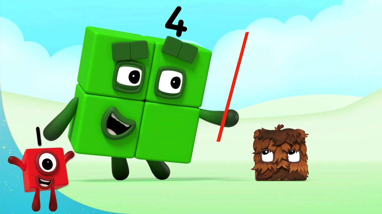 Numberblocks - Four's Day Out | Learn to Count | Learning Blocks - YouTube