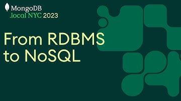 From RDBMS to NoSQL at Enterprise Scale