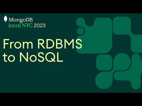 From RDBMS to