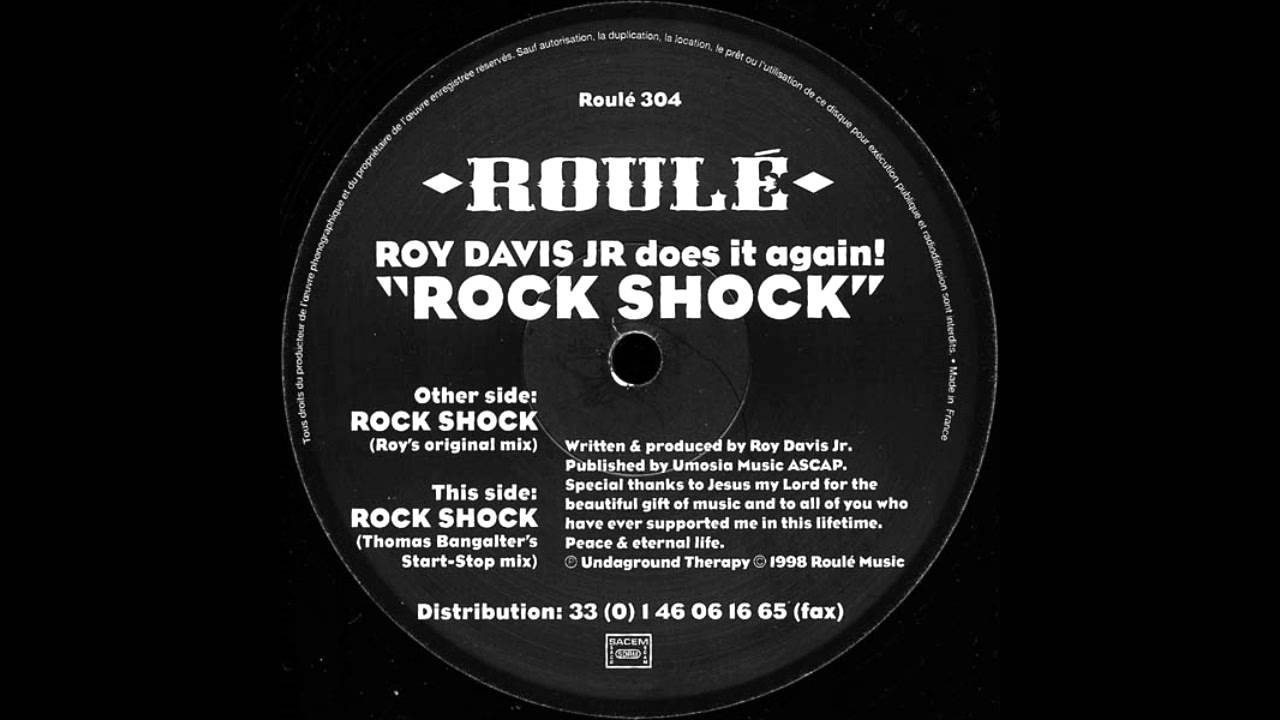 Roy Davis Jr. - Rock Shock (Thomas Bangalter's ''Start - Stop'' mix)