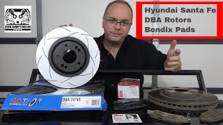 Hyundai Santa Fe Brake Upgrade - Dba Discs And Bendix Pads