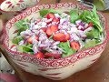 Recipe for Amazing Strawberry Spinach Salad, Quick and Easy Side Dish