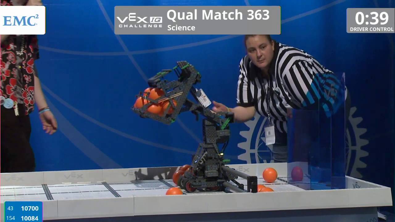 VEX Worlds 2016 - VEXIQ Middle School - Science - Qual 363 (10700 10084) 93