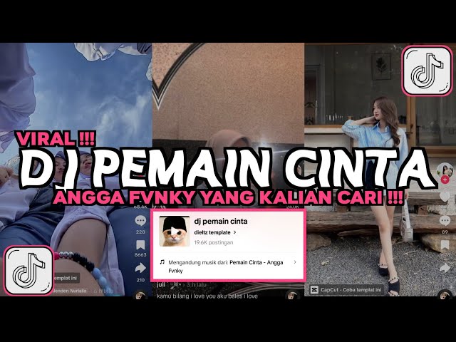 DJ PEMAIN CINTA ANGGA FVNKY || DJ DAN KINI AKU TAU KAMU PEMAIN CINTA VIRAL TIKTOK 2024 class=