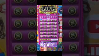 Big Win On Lottery Scratcher! #lottery #calotto #bigwin