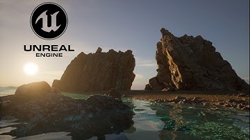 Unreal engine 5 Sea Shore Render 4K (first attempt)