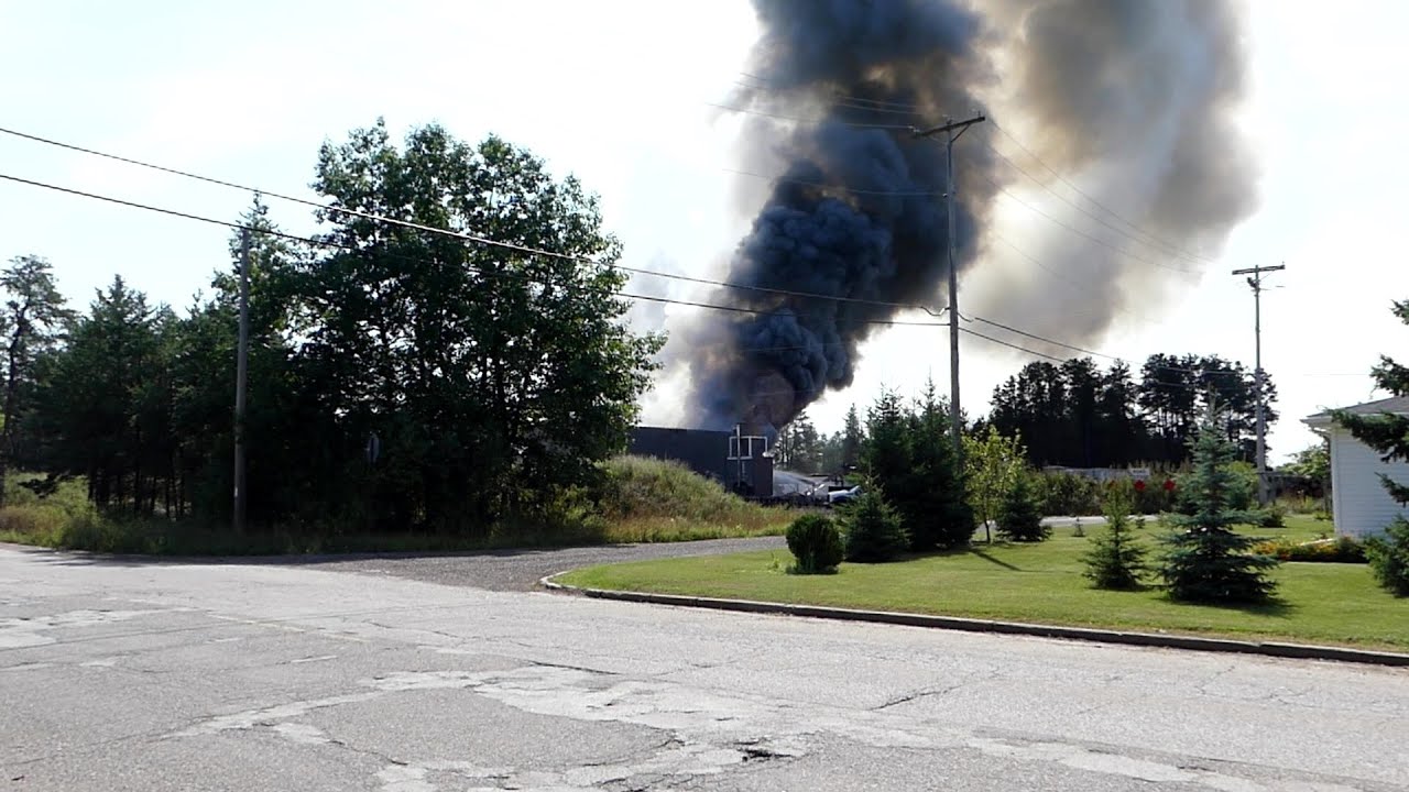 Commercial Structure Fire, Dufeck Manufacturing (Lumber Mill) In East