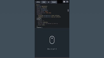 CSS Site Scroll Micro Animation