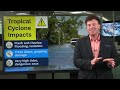 Severe Weather Update: Severe Tropical Cyclone Mitchell expected to reach the coast tonight.
