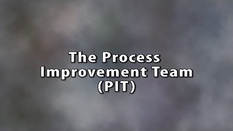 7. Quality: The Process Improvement Team and Plan-Do-Check-Act