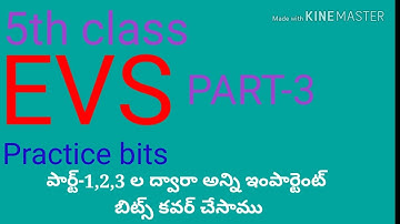 AP TET DSC SCIENCE||5TH CLASS EVS||PART-3
