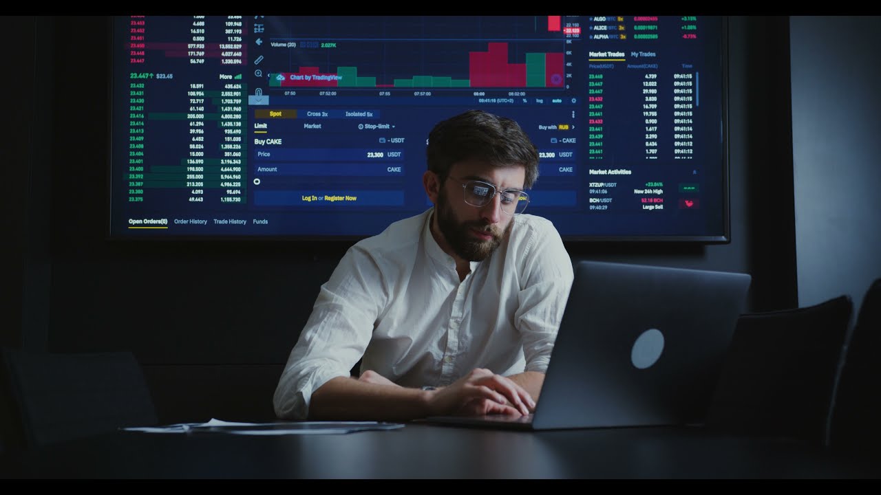 Stock Market | Share Investor Monitoring Stocks | 4K Free Stock Videos | Royalty Free Stock Footage