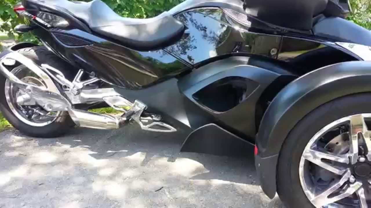 20082012 CanAm Spyder Punisher series RLS Exhaust Polished model