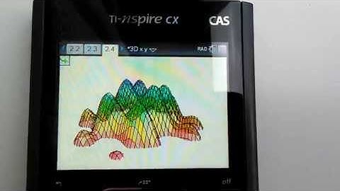 TI Nspire CX CAS 3D Graph 2