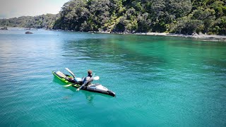 SNAPPER & SCALLOPS! | Amazing conditions Spearfishing off Kayak - Living from the Ocean in NZ