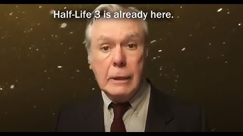 Gman actor announces Half Life 3