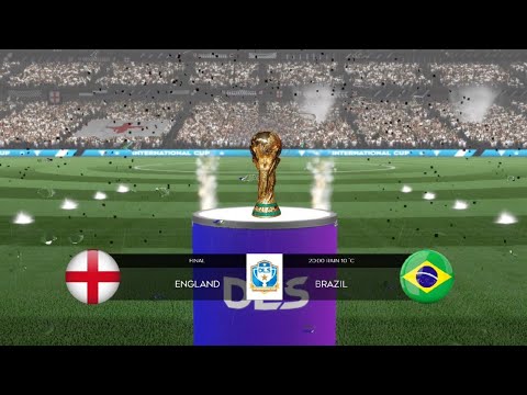 DLS 24 | England vs Brazil | Final World Cup | Dream League Soccer 2024 Gameplay...