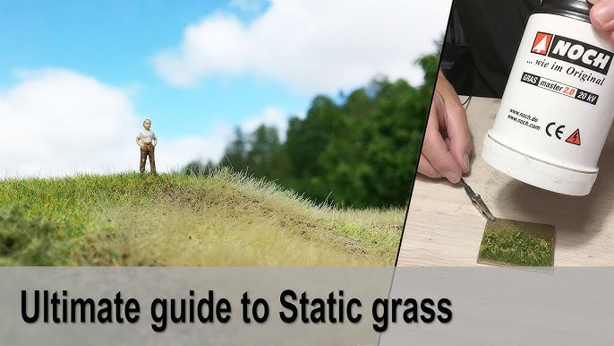 WWS Pro Grass Grand Static Grass Applicator –Model Railway Diorama Flock  Machine