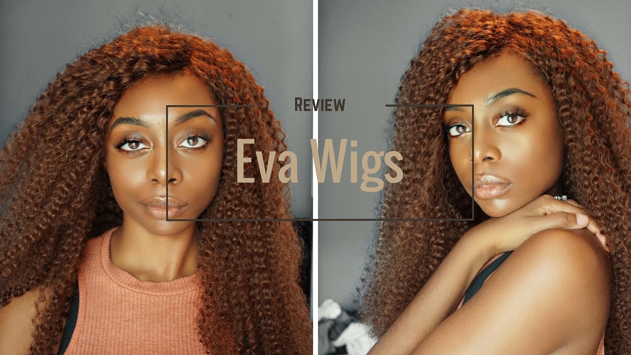 Custom Kinky Curly Full Lace Wig Review Eva Wigs YouTube