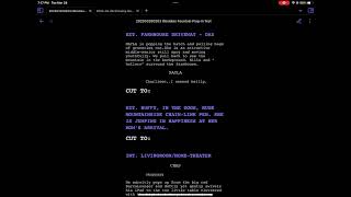 My first try at screen writing - with Obsidians Fountain, the plugin Scriptwriting In Obsidian With The Fountain Plugin