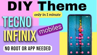 how to create themes in tecno mobile without installing any app\DIY theme for infinix mobile in urdu screenshot 2