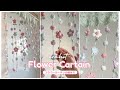 【かぎ針編み】フラワーカーテンの編み方｜編み図｜100均材料で作る毛糸のインテリア🌼｜Flower Cartain Crochet | Tutorial for Beginners