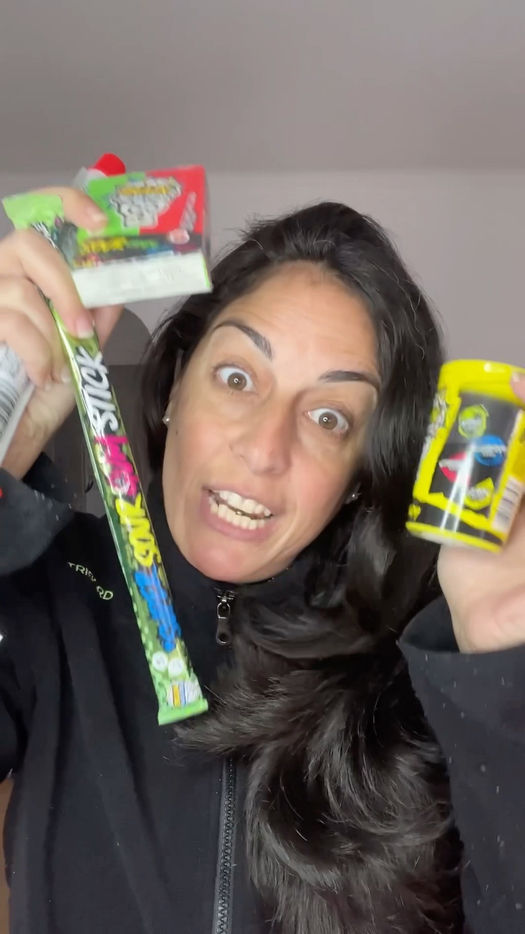 Caramelos ácidos por niveles?#sourcandy #sour #caramelos