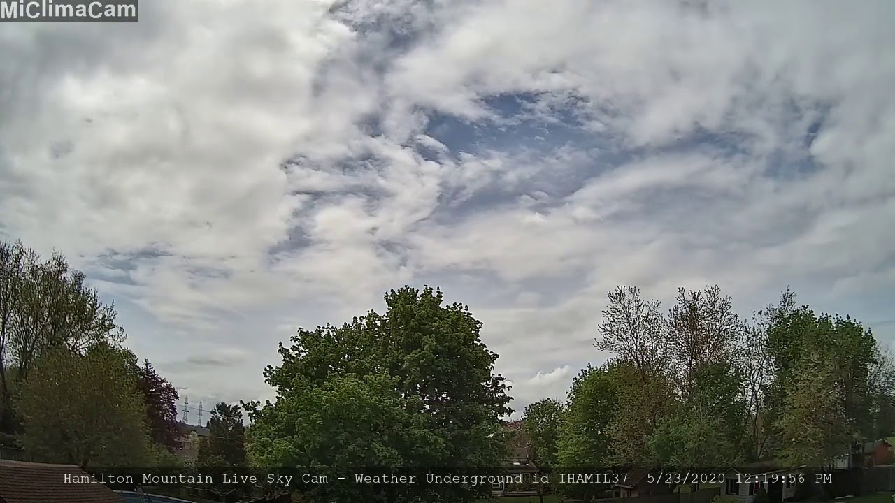 Hamilton Mountain, ON Live Weather Sky Cam 05/23/20 YouTube