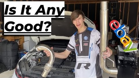 MK7 VW Golf GTI Catless Downpipe Sound Check