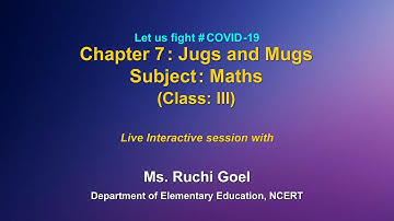 Live Interaction : Jugs and Mugs  Class - III