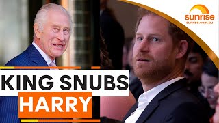 King Charles 'too busy' to see Harry | Sunrise Royal News