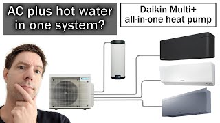 AC plus hot water in one system?  Daikin Multi+ allinone heat pump