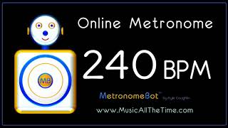 240 bpm metronome