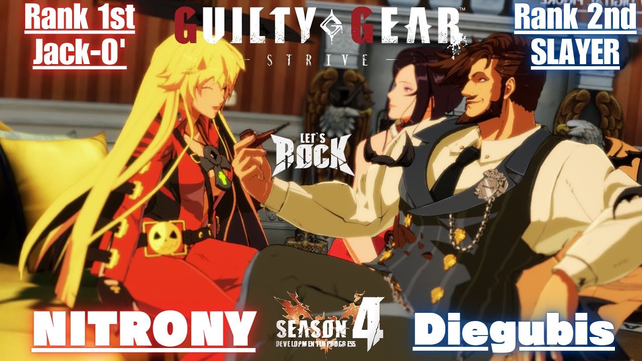 GGST➤ Rank 1st Jack-O' / ジャックオー [ NITRONY ] vs Rank 2nd SLAYER / スレイヤー [ Diegubis ] Guilty Gear