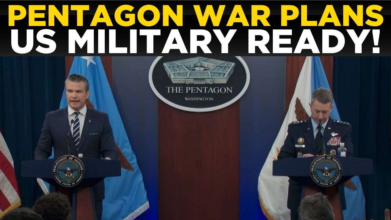 US NEWS LIVE: Pentagon Briefing on US War Readiness & Military Strategy | Iran News