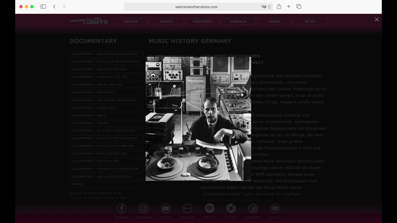 NEW NOW ONLINE: www.welcometotherobots.com
