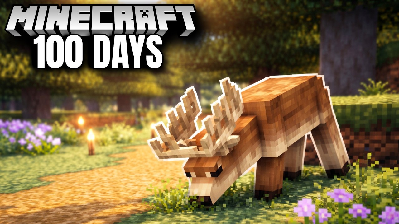 I Spent 100 Days in Cozy Minecraft - YouTube