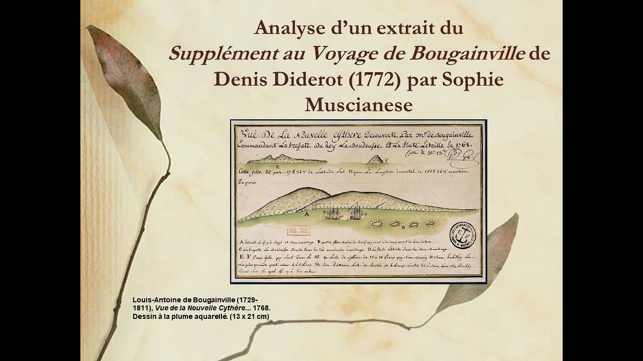 Supplément Au Voyage De Bougainville Résumé Par Chapitre