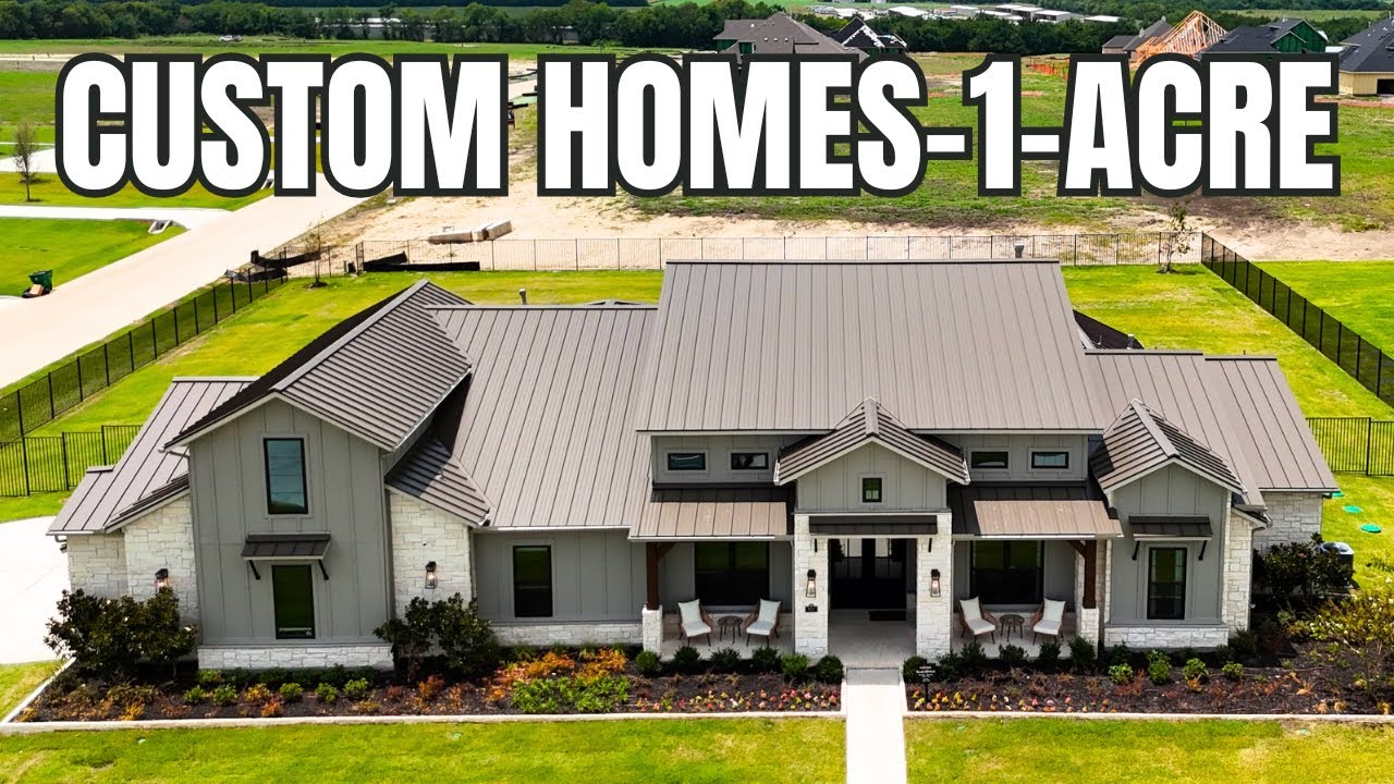Luxury Custom Homes on 1-Acre Lots in Celina, Tx!
