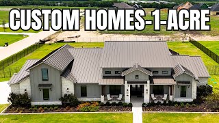 Luxury Custom Homes on 1-Acre Lots in Celina, Tx!