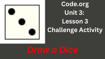 Code org Lesson 3 Challenge - Draw a Dice