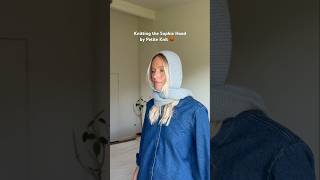 Knitting the Sophie Hood by Petite Knit 🧶🪡 #knitting #petiteknit
