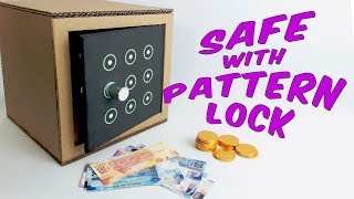 How To Make A Safe With A Pattern Lock From Cardboard Diy