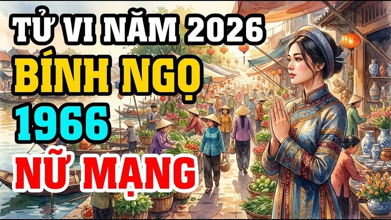 Tử Vi Tuổi Ngọ 1966 Nữ Mạng Năm 2026: 60 Tuổi Lục Thập Hoa Giáp, Vận Mệnh Hanh Thông Rực Rỡ