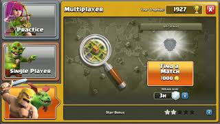 Clash of clans single player -forest outing-