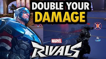 How to Double Your Damage with Captain America in Marvel Rivals