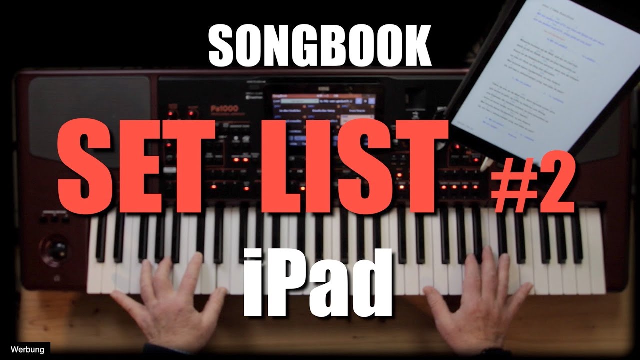 PA1000/4X Songbook / SET LIST/ iPad Teil 2 104 YouTube