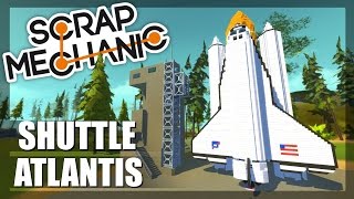 EPIC SPACE SHUTTLE! - Scrap Mechanic Creations! - Episode 11