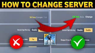 Pubg Lite में New Update आने के बाद  Asia Server कैसे करें !! Europe To Asia !! How to change server