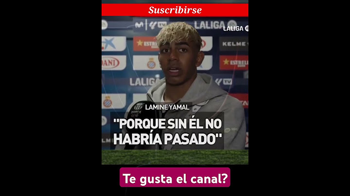 Declaraciones de Lamine Yamal Espanyol 0-2 Barcelona goles